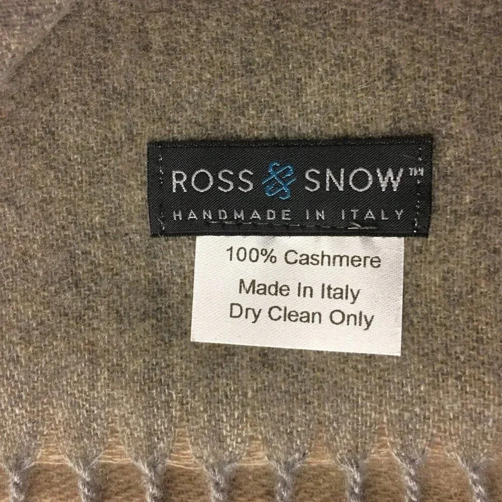 𝐑𝐎𝐒𝐒 ✳ 𝐒𝐍𝐎𝐖 100% Cashmere Unisex Inverno Scarf - NEW!!!